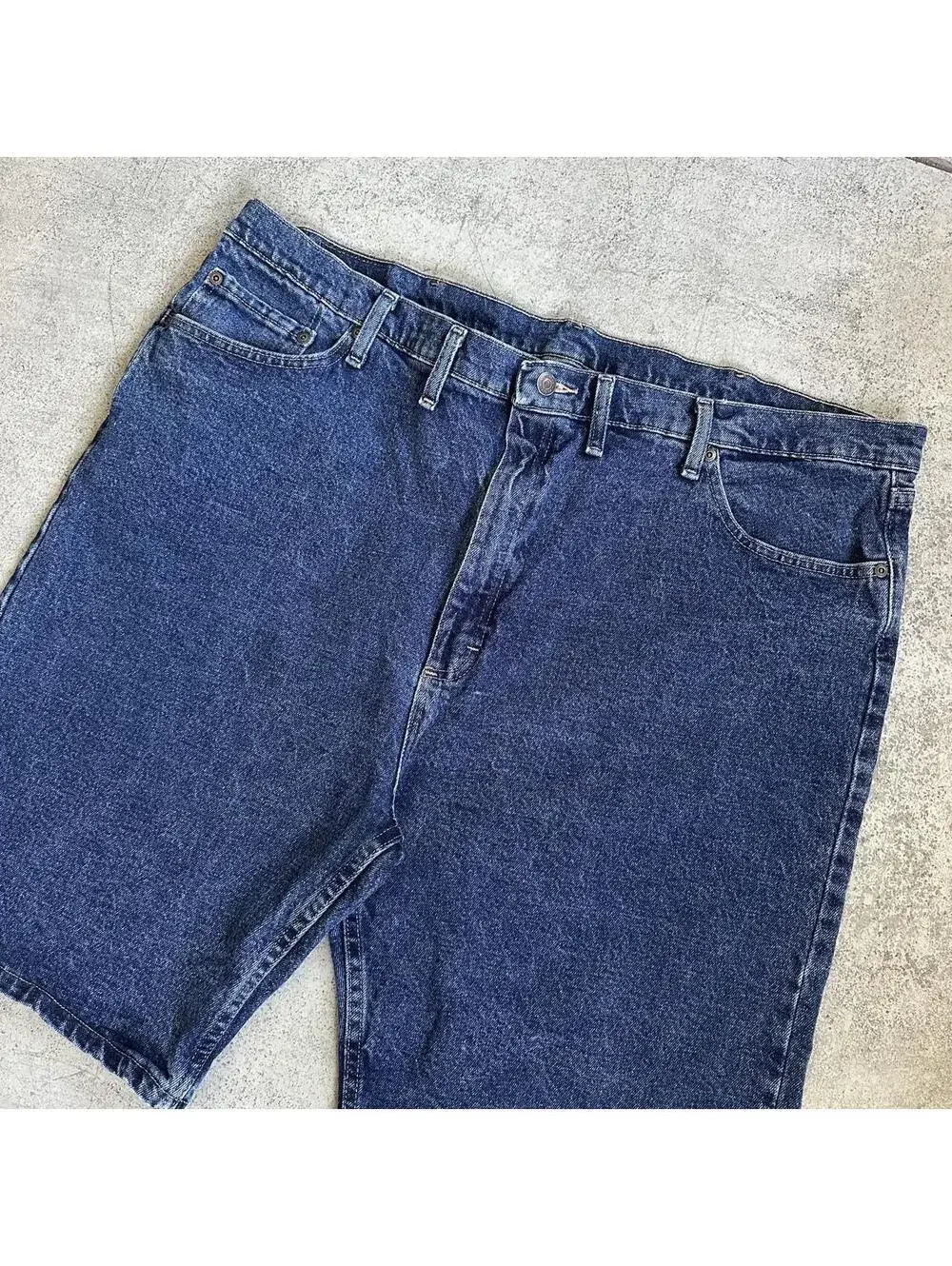 Vintage Y2K Wrangler Blue Carpenter Baggy Denim Jeans Shorts Jorts